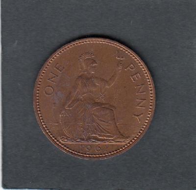 Beschrijving: 1 Penny ELIZABETH II  